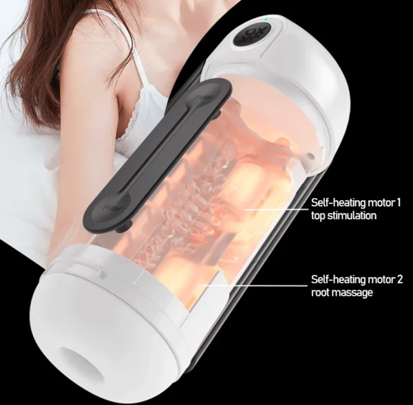 Rhythm - Electric Warming Masturbation Cup – TRYFUN - Image 5