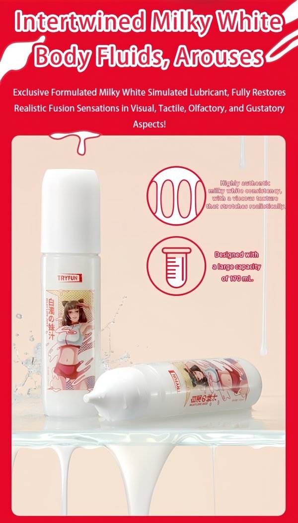 Tryfun Pseudo Lover Milky White Simulated Lubricant - Image 2