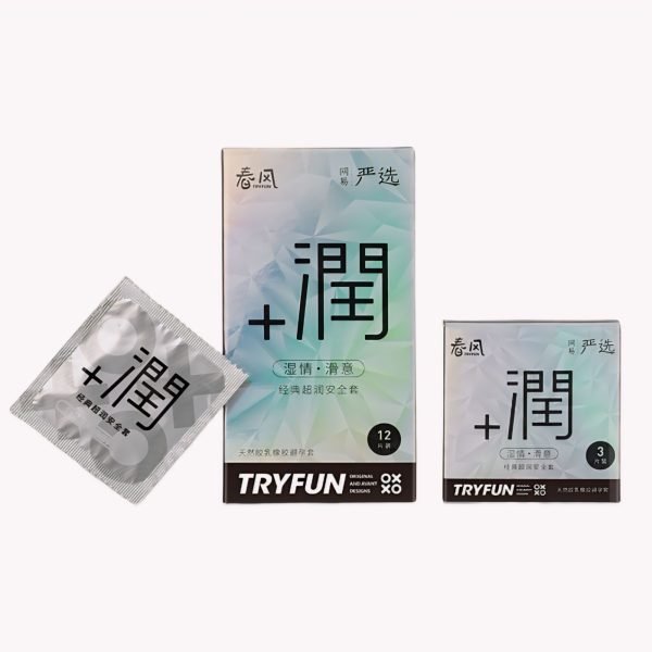 TRYFUN " Ultra Thin " Classic Extra Lubricated Condom - Platinum Edition